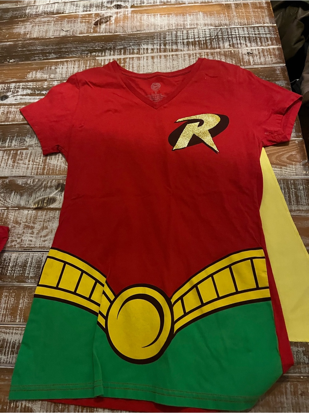 DC Comics Robin Costume Dress Red Green Yellow